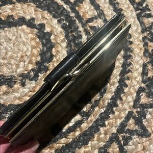Nordstrom Black and Gold Clutch